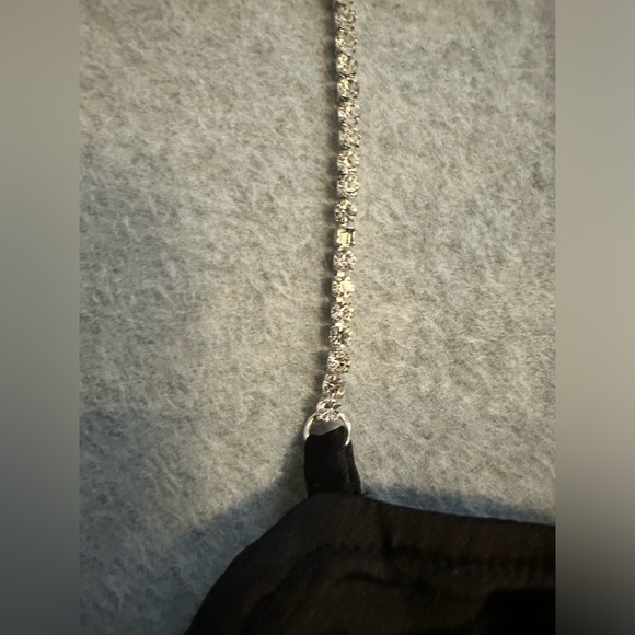 Urban Outfitters Milina Embellished Cami Top black size L - Picture 4 of 8